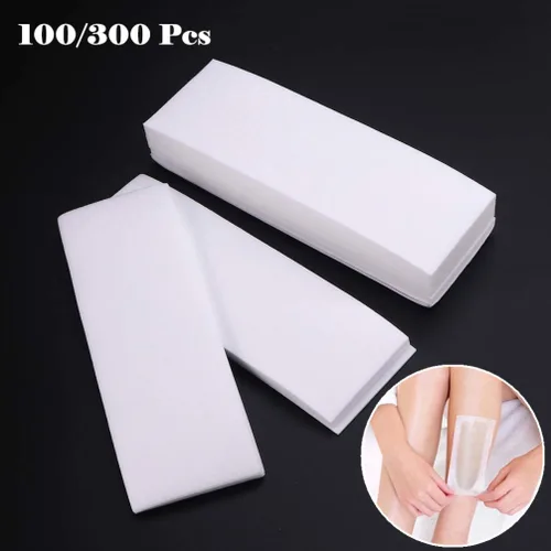 Miniatura 7 de ROSENICE 100pcs cera tiras papel profesional facial cuerpo depilación depiladora no tejida depiladora