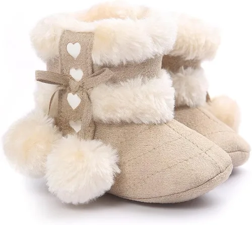 Miniatura 2 de Botas Estamico de invierno, con lazo, de nieve, de felpa, para niña