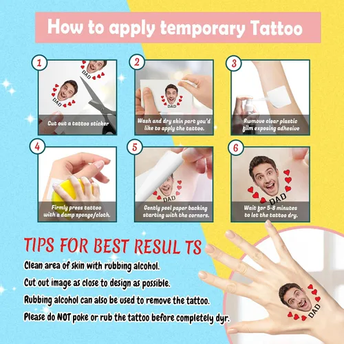 Miniatura 4 de Tatuajes temporales personalizados para fiestas, tatuajes divertidos de cerveza, regalo de cumpleaños para adultos, amigas, mujeres y hombres