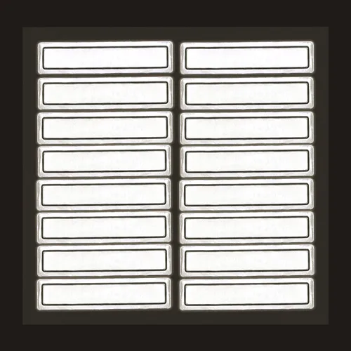 Miniatura 7 de MyHardHatStickers Tiras Reflectantes Retro para Casco de 1 x 4 pulgadas, Paquete de 16, Rojo