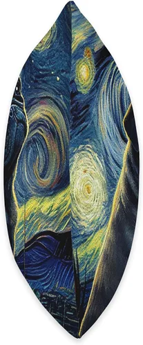 Miniatura 2 de black Pug Pet Love Fun Almohada de perro con diseño de pug negro en noche estrellada, 16 x 16 pulgadas, multicolor