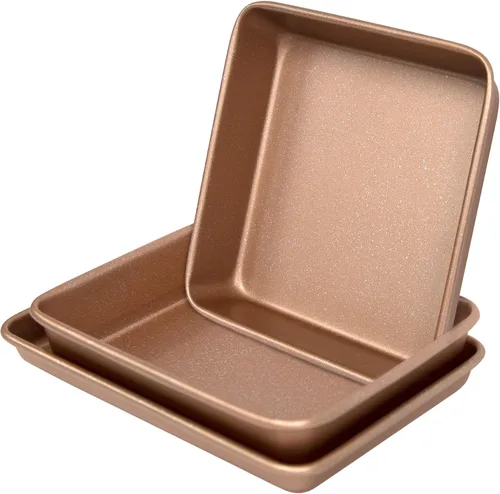 Miniatura 10 de casaWare Juego de utensilios para hornear de 3 piezas Ultimate Series de peso comercial (granito azul)