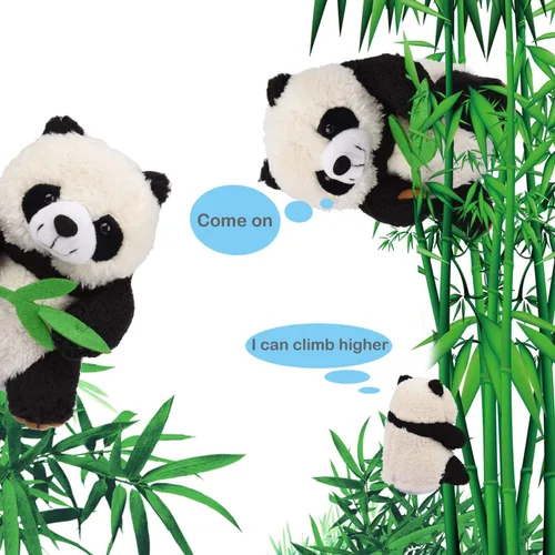 Miniatura 7 de Panda Parlante, Repite Lo Que Dices Juguete de Peluche Animal Compañero Panda para Niños y Niñas Regalo Infantil