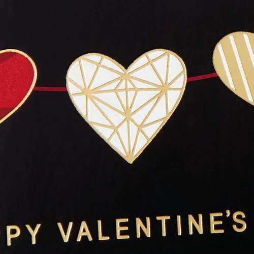 Miniatura 7 de Hallmark Surtido de tarjetas de San Valentín, 18 tarjetas con sobres (corazones de aluminio), paquete de tarjetas del día de los galentinos