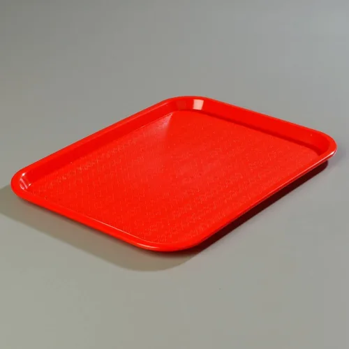 Miniatura 4 de Carlisle FoodService Products CT121605 Bandeja estándar para cafetería/comida rápida, 12 x 16 pulgadas, color rojo