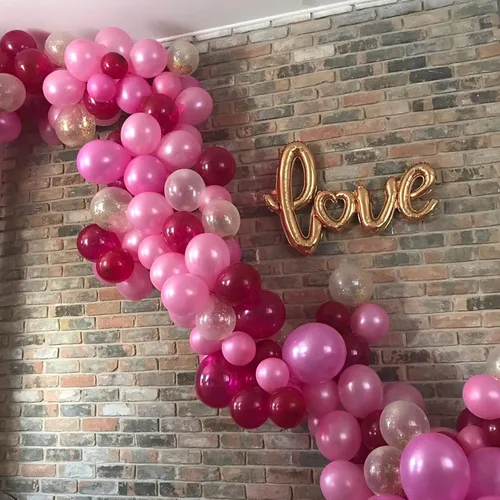 Miniatura 8 de Paready Juego de Globos Rosa Intenso, 60 Pzs Globos de Látex Rosa Intenso de 12 Pulgadas, Globos de Confeti Rosa Globos de Fiesta Magenta Intenso