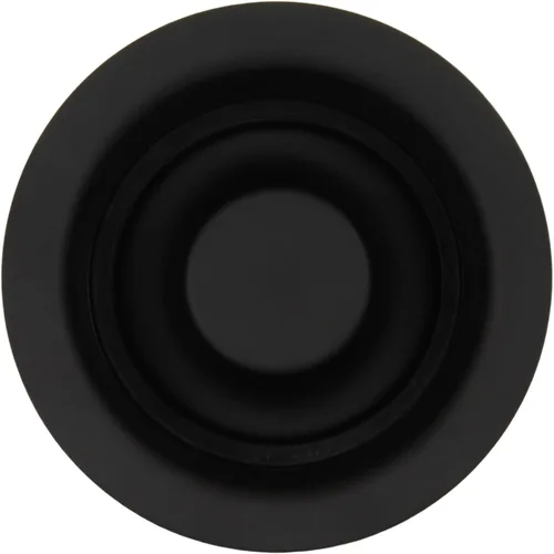 Miniatura 2 de Mr. Scrappy Brida y tapón universal para fregadero de basura negro mate, se adapta a apertura de fregadero estándar de 3-1/2 pulgadas