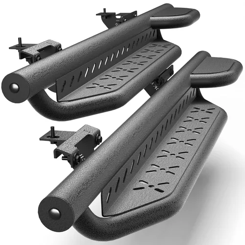 Miniatura 13 de Estribos para Wrangler JK 2007-2018, pasos de trabajo de acero resistente Heavy-Duty Work Steps, 550-LB Capacity, Easy Cab & Bed Access, Jobsite