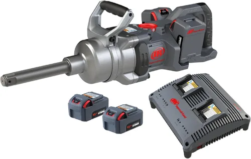 Miniatura 13 de Ingersoll Rand W9691-K2E - Kit de llave de impacto inalámbrica de 1 pulgada de alto par de 20 V, 2 baterías y cargador, yunque extendido de 6