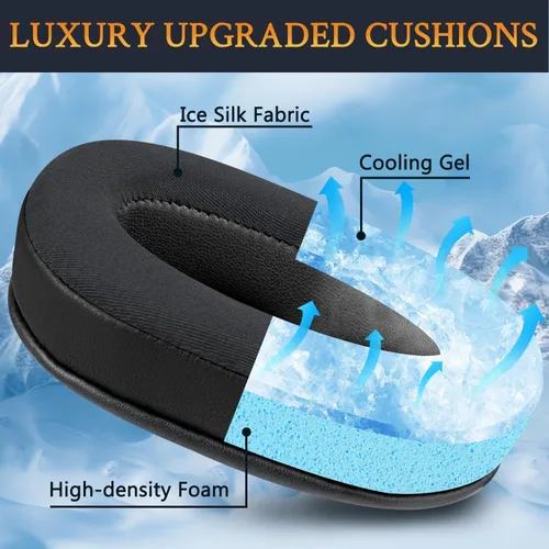 Miniatura 4 de SOULWIT Almohadillas de refrigeración para Logitech G Pro, GProX, GPro X 2, G Prox SE, almohadillas para los oídos con espuma de aislamiento
