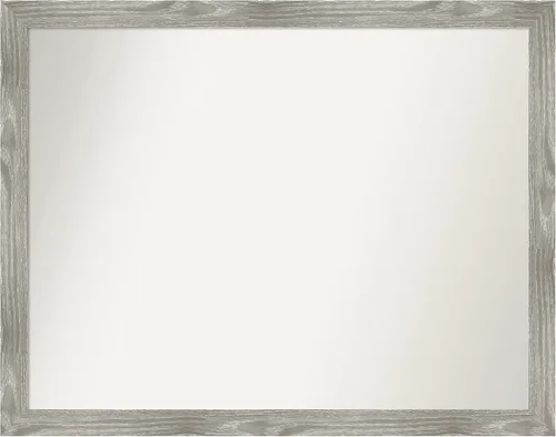 Miniatura 481 de Amanti Art Espejo personalizado, espejo de baño gris plomo a rayas, espejo de pared o espejo de tocador de baño sobre el fregadero