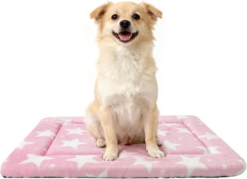 Miniatura 19 de Cama para Perros Lavable de Felpa Ortopédica para Exteriores, Alfombrilla para Jaula con Fondo Antideslizante, Almohadilla Suave de Lujo