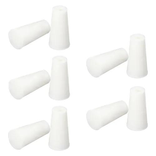 Miniatura 5 de Bettomshin Tapón cónico de silicona Carboy, adecuado para orificios de 3/8 pulgadas de diámetro, para elaboración casera, cerveza, vino, kombucha