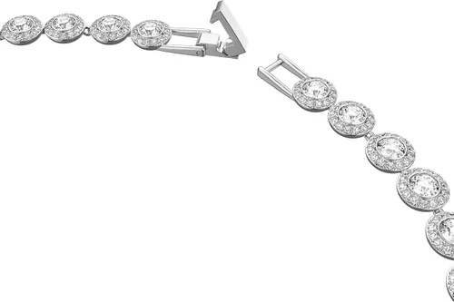 Miniatura 3 de Swarovski Angelic Necklace, Earring, and Bracelet Crystal Jewelry Collection, Rhodium Tone Finish, Blue Crystal, Pink Crystal, Clear Crystal