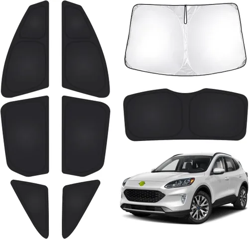 Miniatura 88 de T TGBROS Parasol para parabrisas para Honda Civic 2022-2025 2026, parasol grueso con bloqueo UV y opaca, para privacidad, plegables, 8 accesorios