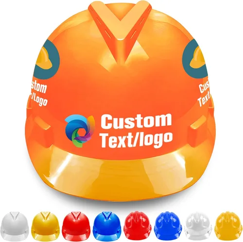 Miniatura 12 de Cascos de seguridad personalizados para hombres, casco de construcción de logotipo personalizado Azul
