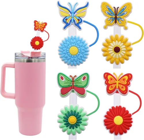 Miniatura 7 de Tapa para vasos Stanley, compatible con vasos de 30 y 40 onzas, tapas reutilizables a prueba de polvo, fundas para regalos de Navidad 6