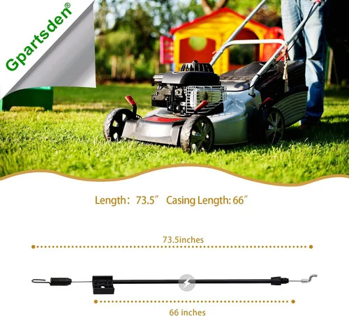 Miniatura 3 de 746-04026 946-04026A Cable de control para MTD Cub Cadet Troy-Bilt Bolens cortacésped 746-1146 290-925
