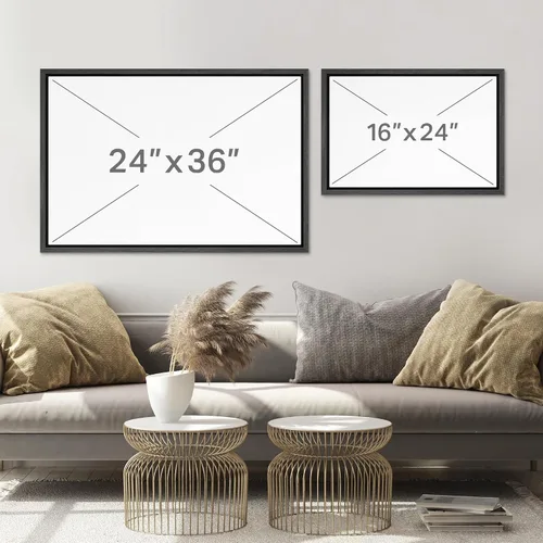 Miniatura 6 de SIGNLEADER Lienzo enmarcado para pared, lienzo de caballo blanco y negro, arte de pared para oficina en casa, 16 x 24 pulgadas, negro