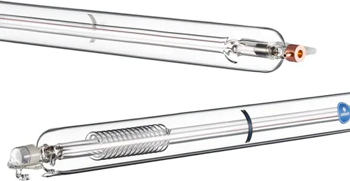 Miniatura 13 de OMTech Tubo láser de CO2 de 50 W para grabador láser y máquina cortadora, tubo cortador láser de 33.465 in y 1.969 in de diámetro con vidrio