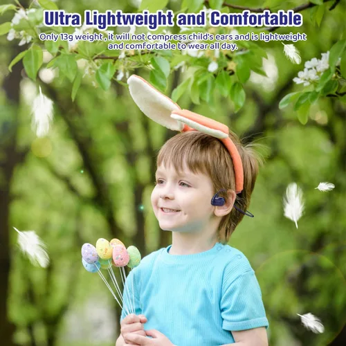 Miniatura 3 de BANIGIPA Auriculares para niños, audífonos de oreja abierta, cómodos para adolescentes, niños y niñas, auriculares inalámbricos Bluetooth 5.4