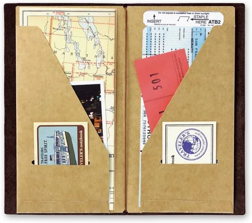 Miniatura 2 de Recambio de Archivo Kraft para Traveler's Notebook Tamaño Regular 14332006