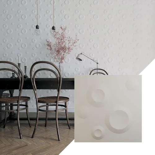 Miniatura 18 de Ekena Millwork WP12X12COWH Cole EnduraWall - Paneles decorativos de pared 3D de 11 7/8 pulgadas de ancho x 11 7/8 pulgadas de alto, color blanco