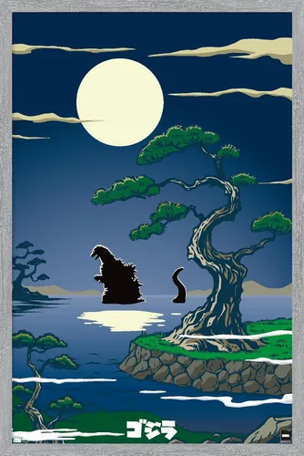Miniatura 14 de Trends International Godzilla - Póster de pared de lago, 22.4 pulgadas de largo x 14.7 W, versión premium sin marco