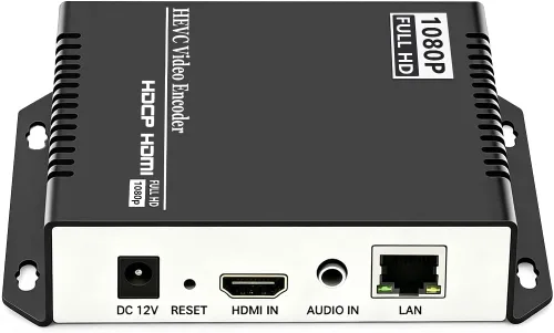 Miniatura 10 de H.265 H.264 Decodificador de audio de vídeo HD Decodificador de cámara IP HTTP RTSP M3U8 RTMP UDP Unitcast a HDMI AV RCA Decodificador