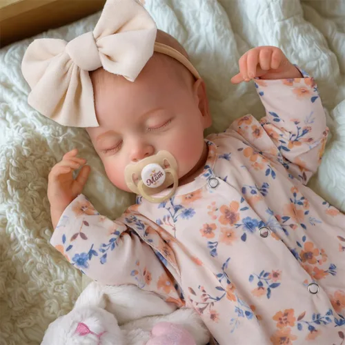 Miniatura 5 de BABESIDE Muñecas de bebé Reborn – Muñecas recién nacidas realistas de 20 pulgadas, bebé niña real con cuerpo de tela ponderada, juguete de regalo