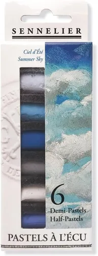 Miniatura 7 de SENNELIER Pastel francés extrasuave para artistas profesionales, medio pastel primaveral, juego de 6 MUELLE