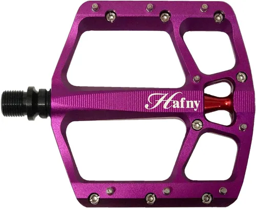 Miniatura 8 de Hafny Pedales de bicicleta de aluminio, mecanizado CNC, plataforma robusta ancha, HF-1400