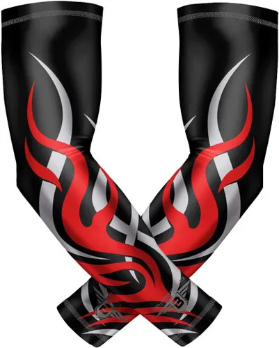 Miniatura 36 de Bucwild Sports Baseball Arm Sleeve - Youth & Adult 1 Pair - Football Basketball Cycling Tennis Bandera de EE.UU