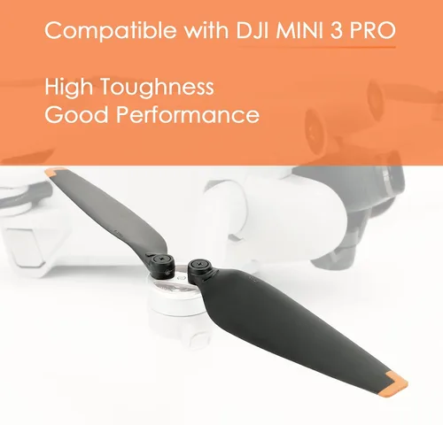 Miniatura 4 de CAPART Hélices para DJI Mini 3 Pro Dron, accesorios ligeros de bajo ruido, silenciosos, con tornillos y destornilladores cuchillas