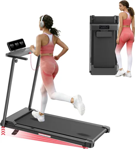 Miniatura 11 de KASSADIN Walking Pad with Handle Bar, 2026 Upgrade Portable Small Treadmill with Handles for Home Small, 3.0HP Under Desk Walking Pad Treadmill with