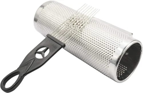 Miniatura 5 de EastRock Güiro Shaker de Acero Inoxidable de 8" x 3" Instrumentos Musicales de Percusión con Rascador