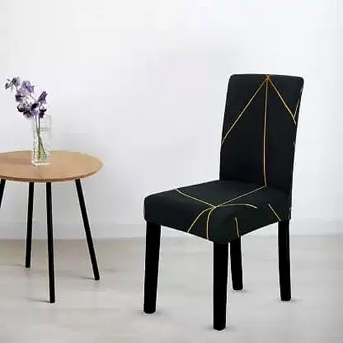 Miniatura 11 de Fundas elásticas para sillas de terciopelo gris de lujo, suaves, sin arrugas y duraderas, universales para sillas de comedor, banquetes y bodas.