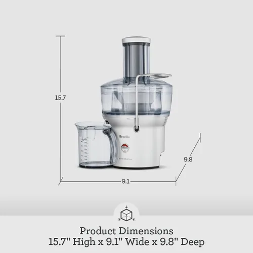 Miniatura 6 de Juguera compacta Breville BJE200XL, extractor de jugo de 700 vatios