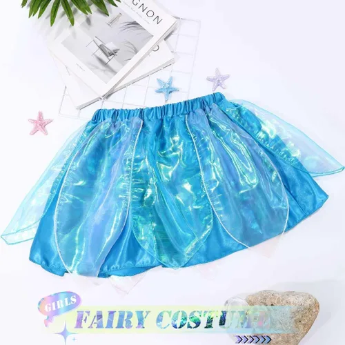 Miniatura 2 de TWINKLEDE Falda tutú de arco iris para mujer, disfraz de hada, tutú de elfo, falda tutú de fiesta para adolescentes y niñas