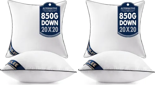 Miniatura 8 de MIULEE - Inserto de almohada de 14 x 36 pulgadas, almohada decorativa lumbar rellena de alternativa a plumón, inserto de relleno de almohada premium