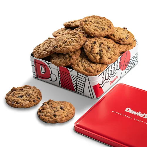 Miniatura 10 de David's Cookies Galletas recién horneadas – Deliciosa variedad suave hecha a mano – Exquisito regalo gourmet para amigos y familiares en ocasiones