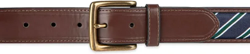 Miniatura 37 de Tommy Hilfiger Men's Fabric Inlay Casual Belt with Classic Harness Buckle