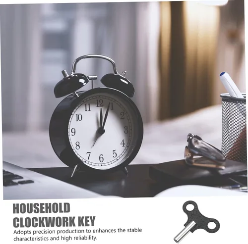 Miniatura 4 de DOITOOL Juego de llaves de reloj de metal, llave de relojería para el hogar, llave de bobinado para accesorios de reloj