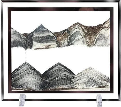 Imagen de arte de arena en movimiento Mar Profundo Dinámico 8D Paisajes de arena Imágenes en movimiento Oficina Escritorio Arte Decoración Juguetes