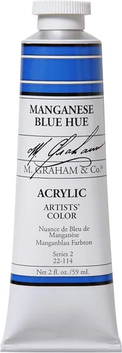 Miniatura 43 de M. Graham - Pintura acrílica de tubo de 2 onzas, carmesí Alizarin Alizarin Crimson