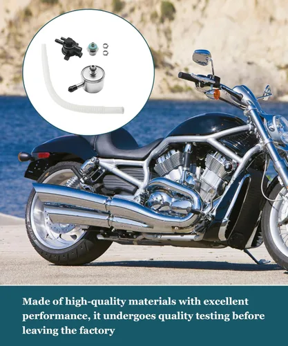 Miniatura 5 de Regulador de presión de combustible 27408-01 para modelos Harley EFI 2001-2012, reemplazo 61001-01,62373-01 (con carcasa + filtro de combustible)