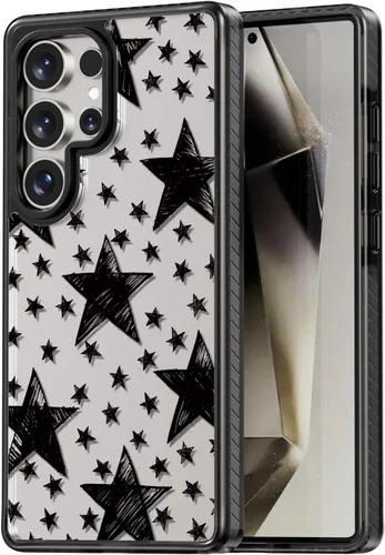 Miniatura 144 de Rosarnnah Funda compatible con Samsung Galaxy S24 Ultra, bonita estética, a la moda, divertida funda con estampado de gatito y gato, duradera a