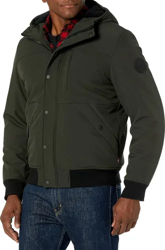 Miniatura 10 de Chaqueta para Hombre de Levi's, Bomber con Capucha y Forro de Sherpa Suave