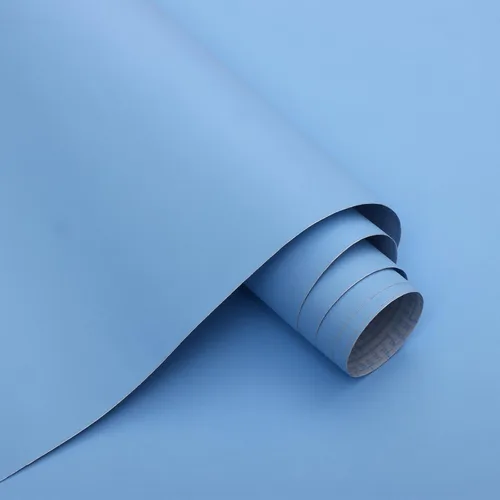 Miniatura 29 de Papel tapiz azul de 15.7 x 197 pulgadas para dormitorio, papel adhesivo azul para despegar y pegar, papel tapiz para baño, vinilo extraíble, Azul