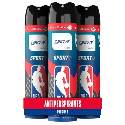 Miniatura 8 de Above NBA - Desodorante antitranspirante en aerosol para hombres CHAMPION EDITION Protección contra el sudor y el olor 72H Desodorante